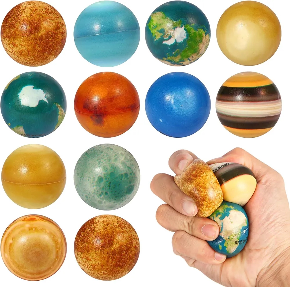 Planets Shape Foam Stress Relief Fidget Toy Balls 6