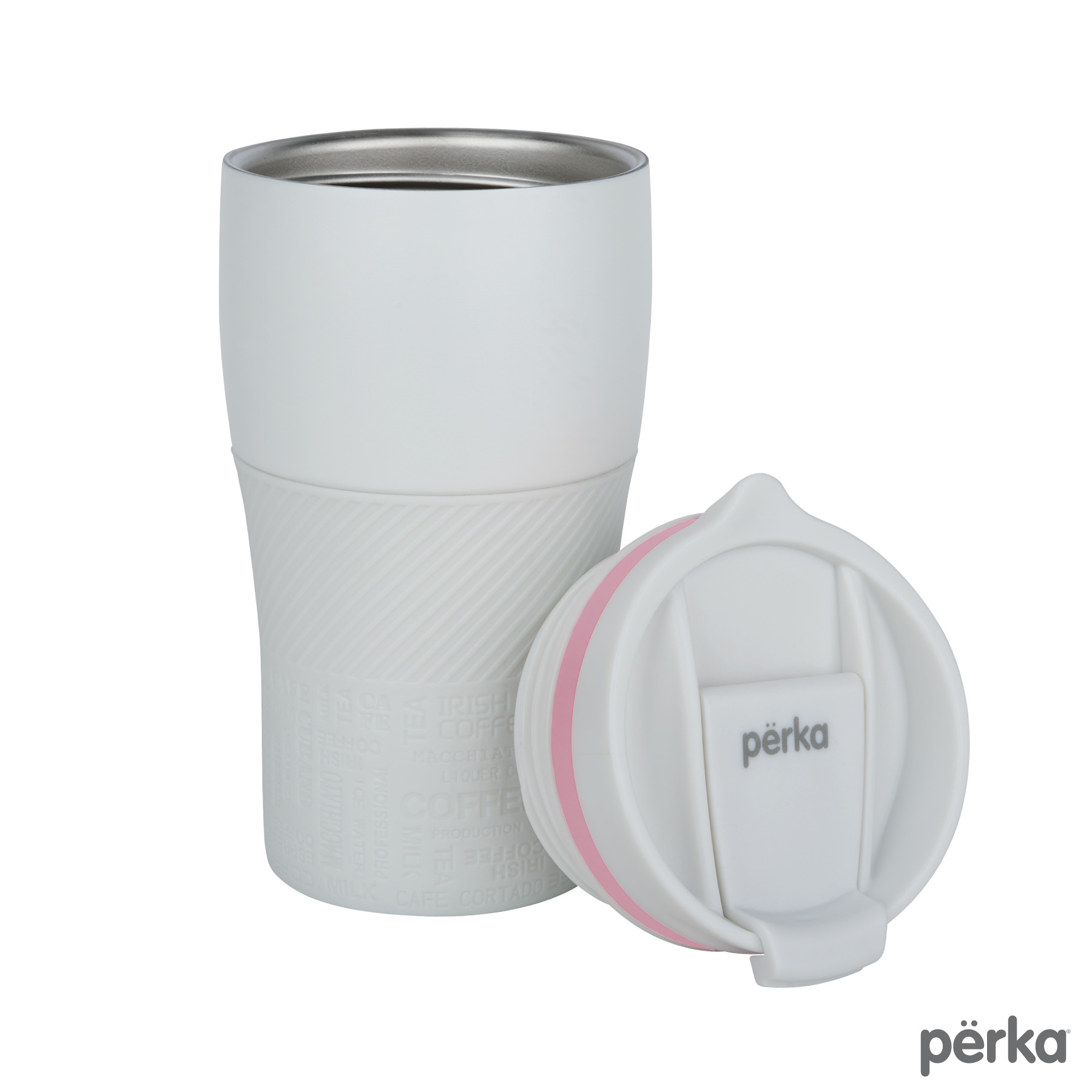 Perka® Cortado 12 oz. Double Wall Recycled Stainless Steel Coffee Tumbler 34