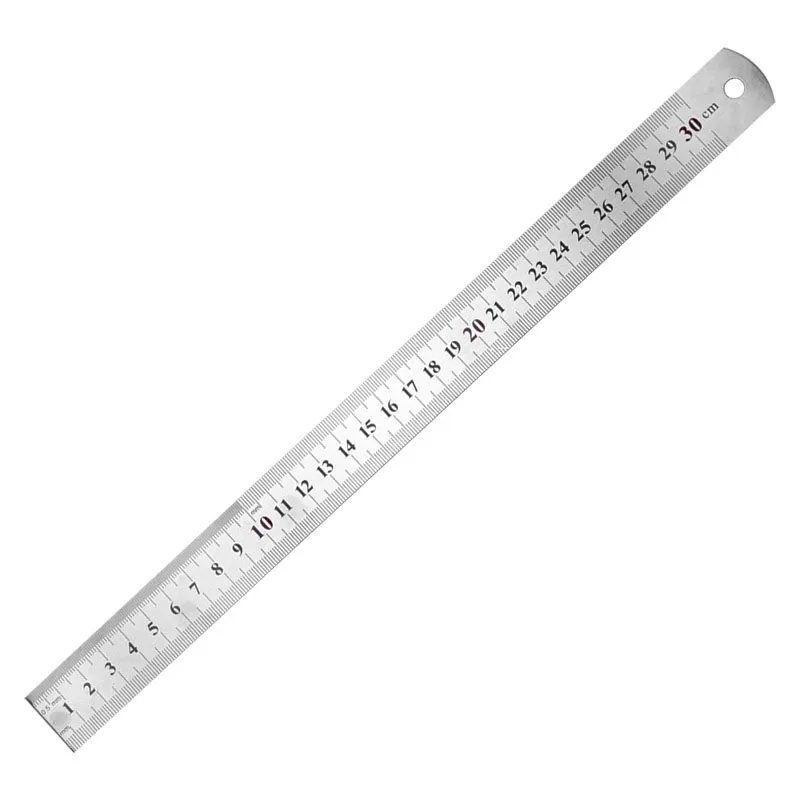 12" Stainless Steel Straight Scale Ruler 3