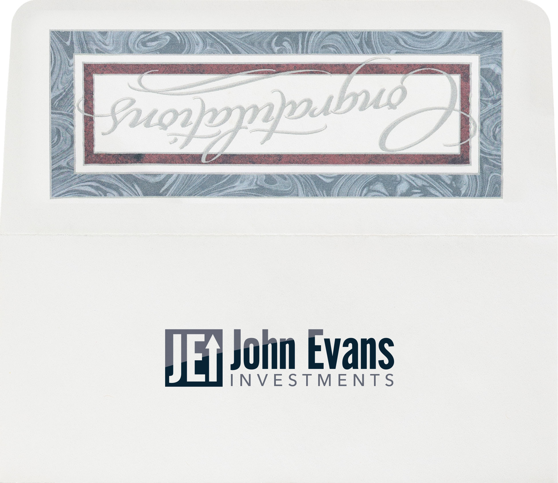 Marble Congrats Currency Envelope 1