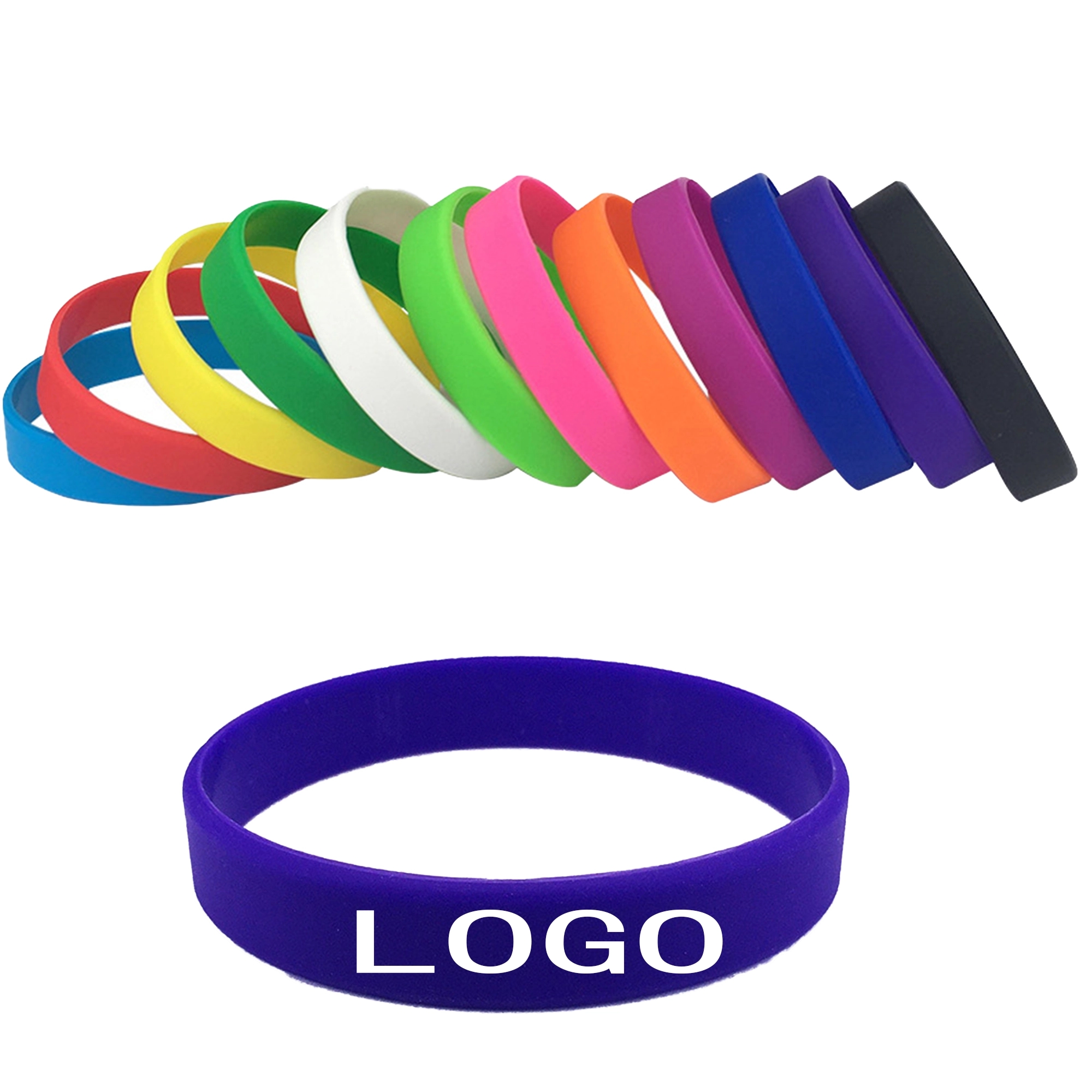 Silicone Wristband w/Debossed Logo 2