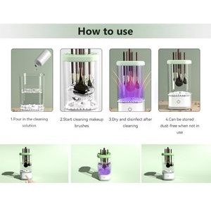 USB Cosmetic Spinner Washing Machine Dryer Electric Make Up Brush Cleaner 5