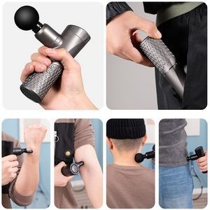 Muscle Massager Tool With 4 Vibration Speeds And Interchangeable Heads 18