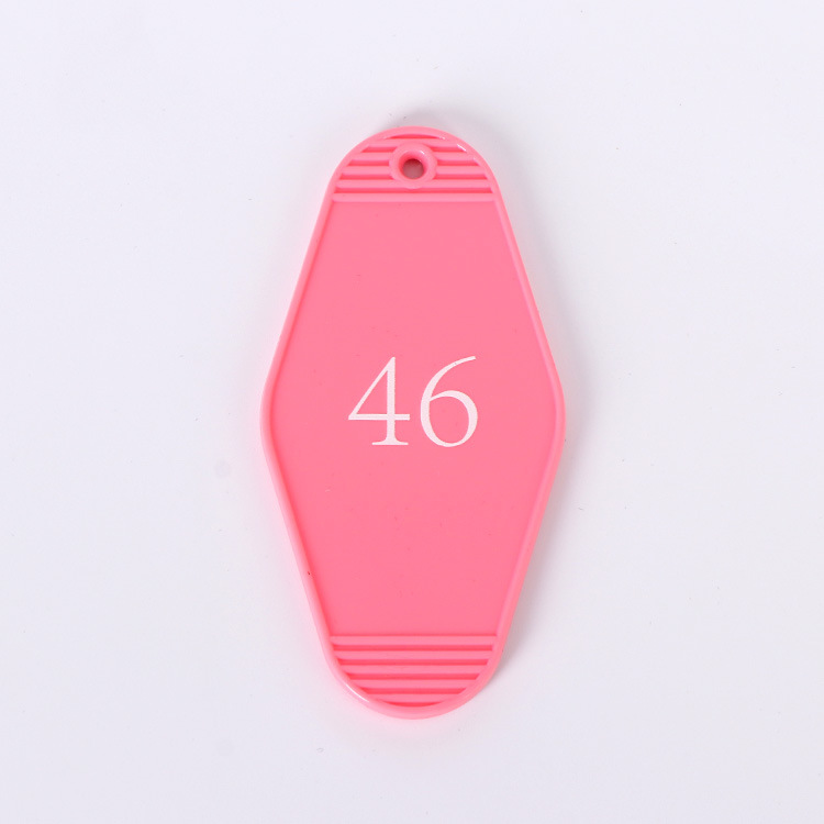 Motel Key Tag W/ Keyring 5