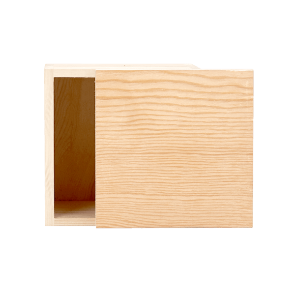4" x 4" Small Square Wooden Box 11