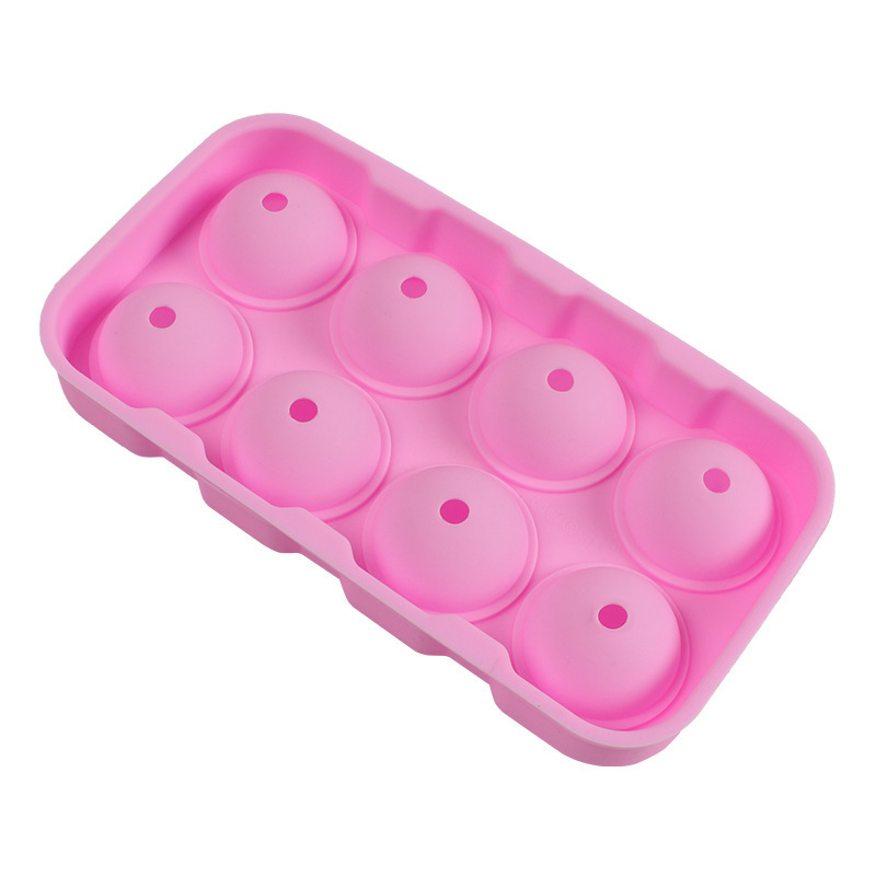 8 Hole Round Ice Cube Mold 4