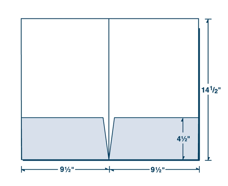Legal Size Presentation Folders Full Color Printed 10