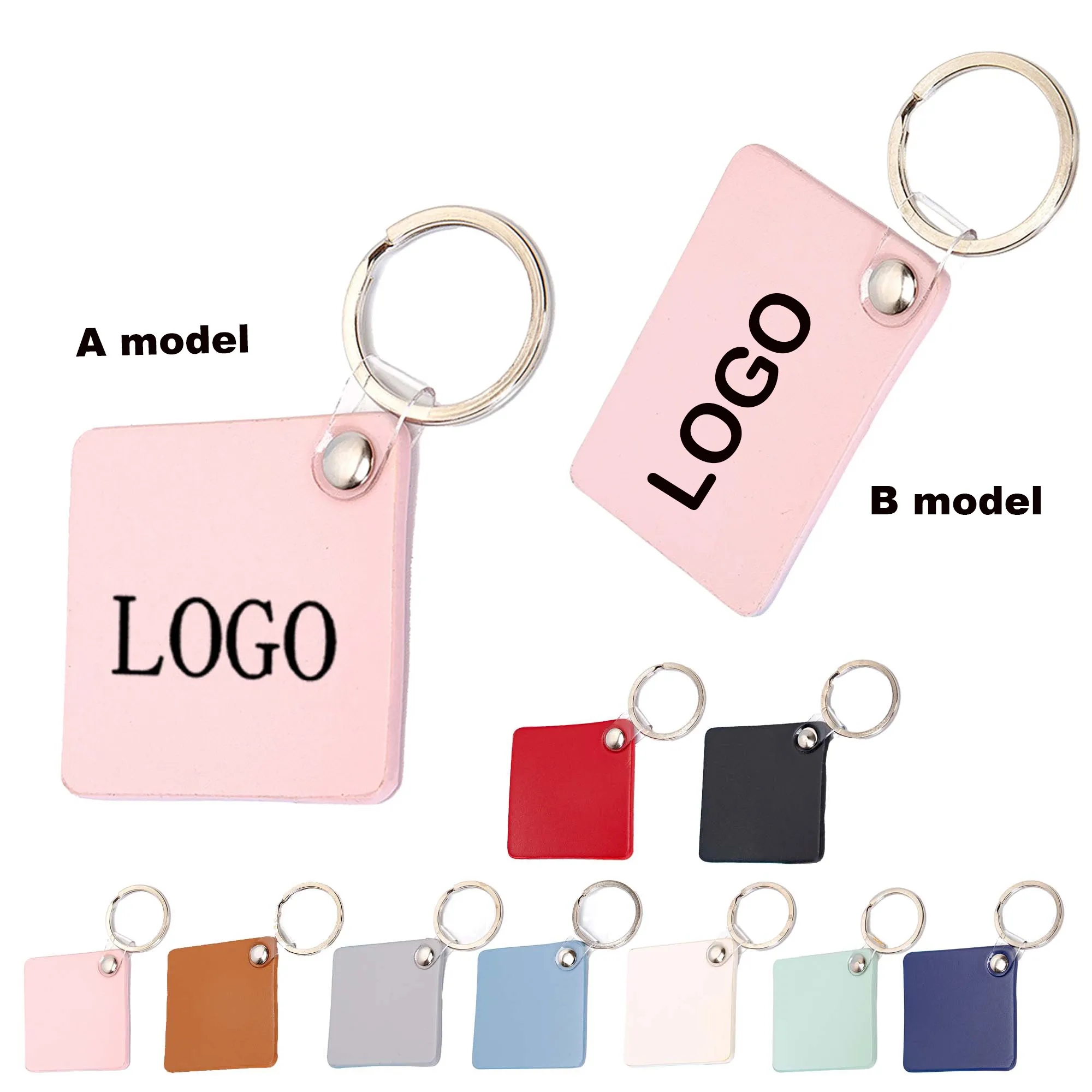 PU Leather Keychain 2