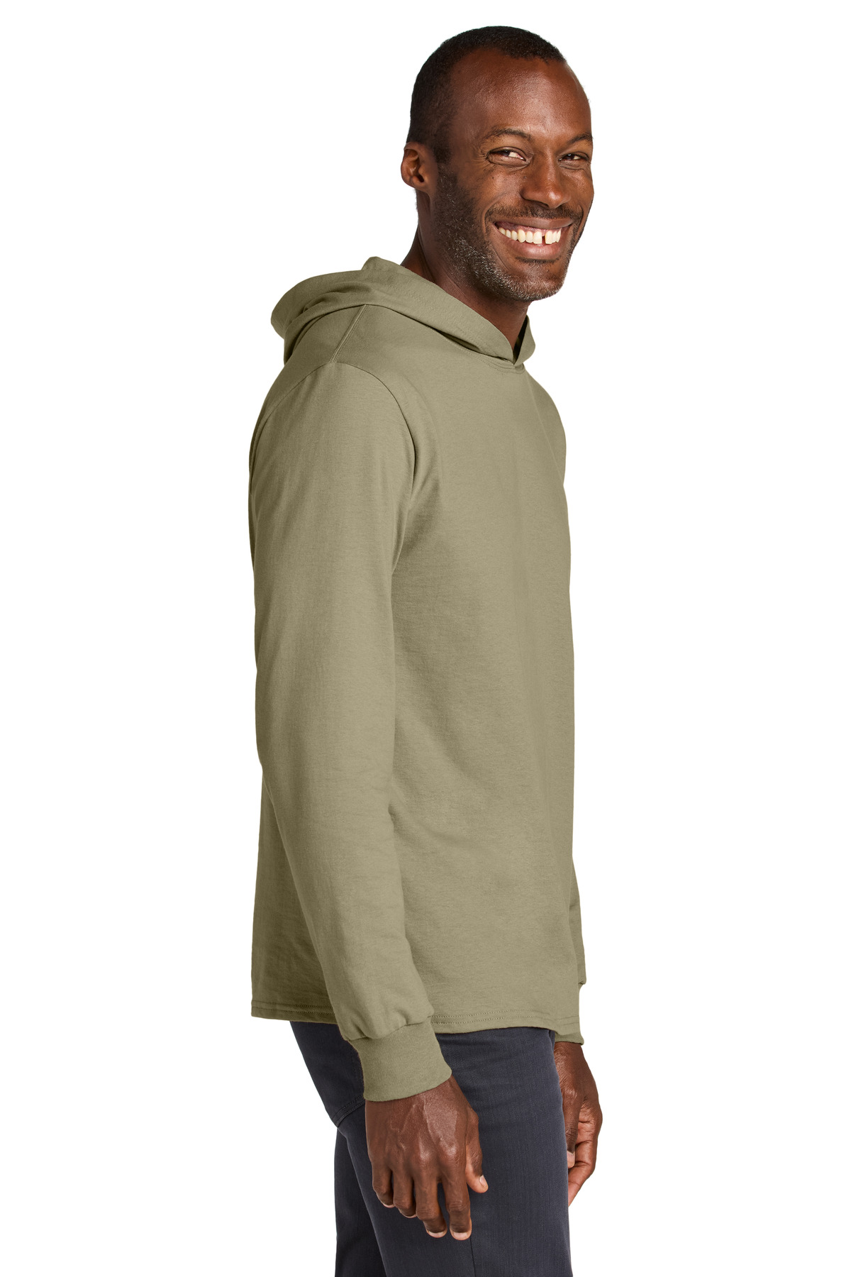 Jerzees Classics Unisex Cotton Long Sleeve Hooded T-Shirt 363LH 37