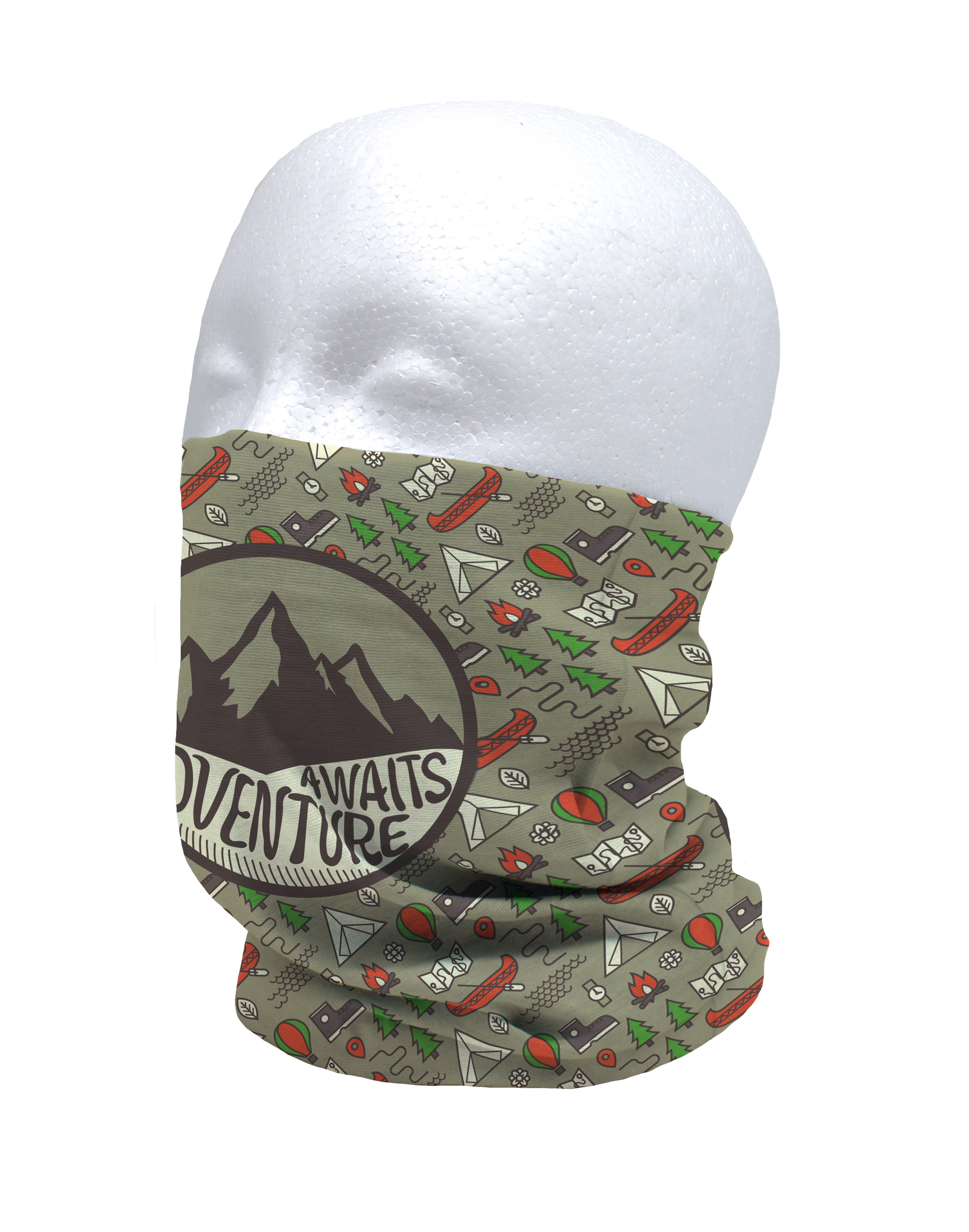 Pantone Matched Brandana Cloth Face Cover