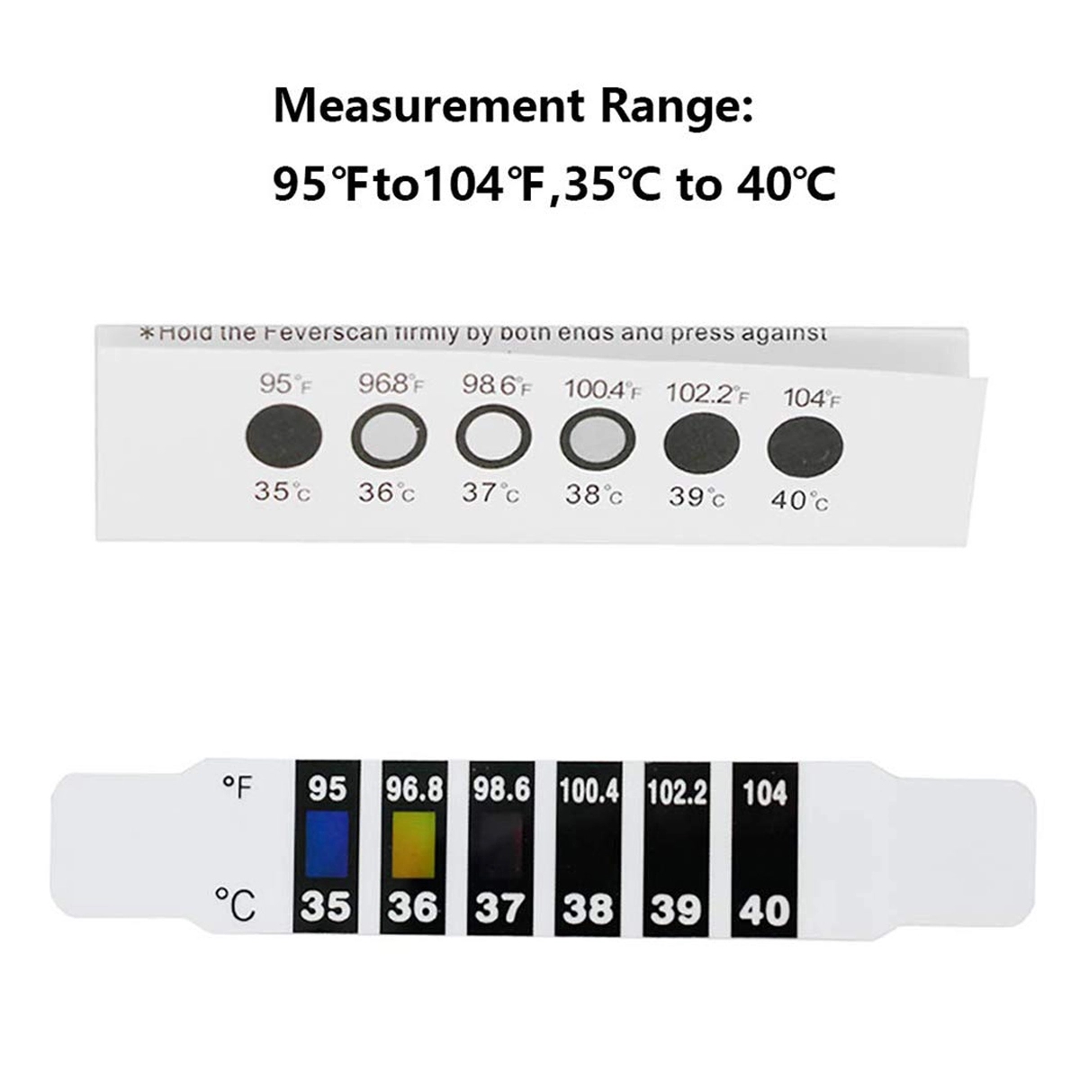 Reusable  Thermometer Strips 2