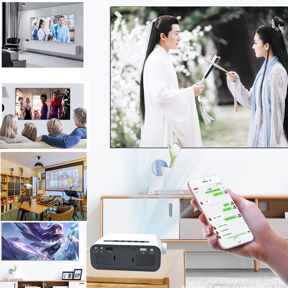 5G Smartphone Portable Projector 8