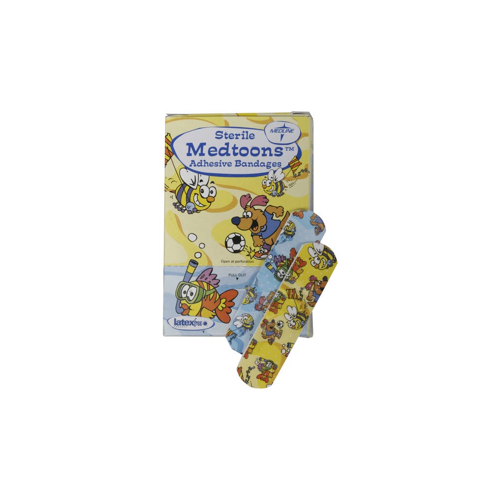 CURAD Kid's Bandages - PUP Quiz Pals 3/4" x 3" 50 Pack 1