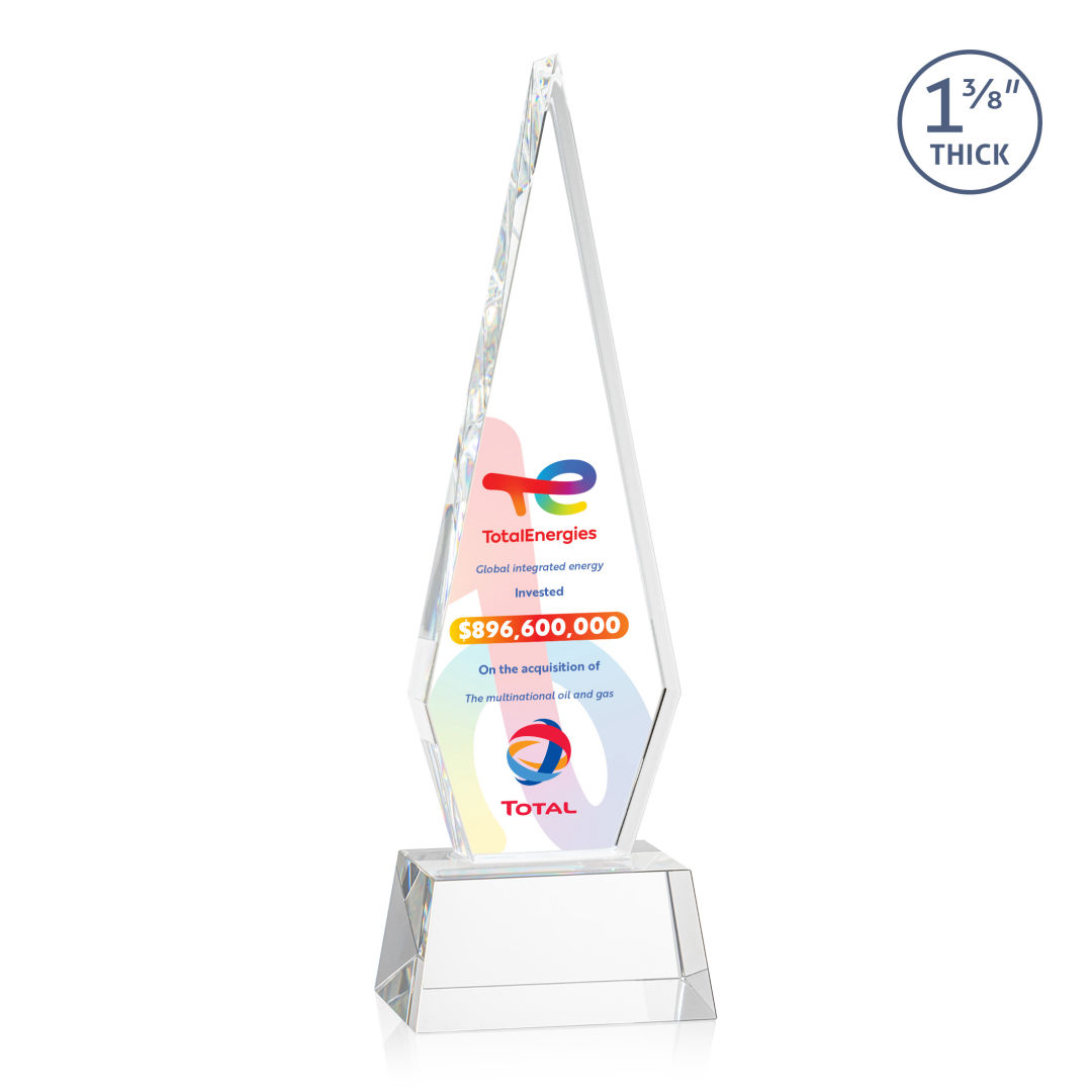 Springfield VividPrint™ Award on Robson Base - Clear 2