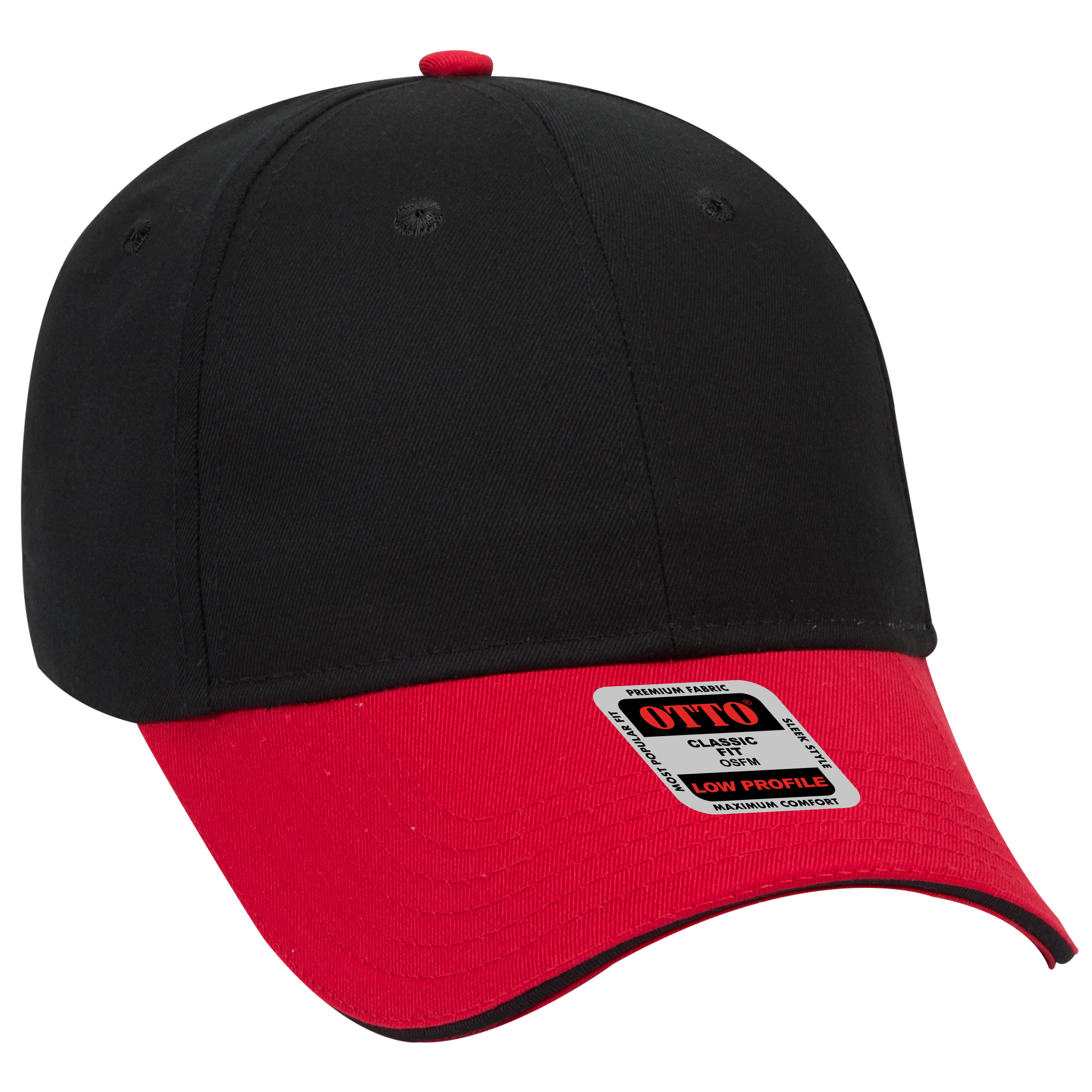 OTTO CAP® 6 Panel Low Profile Baseball Cap 21