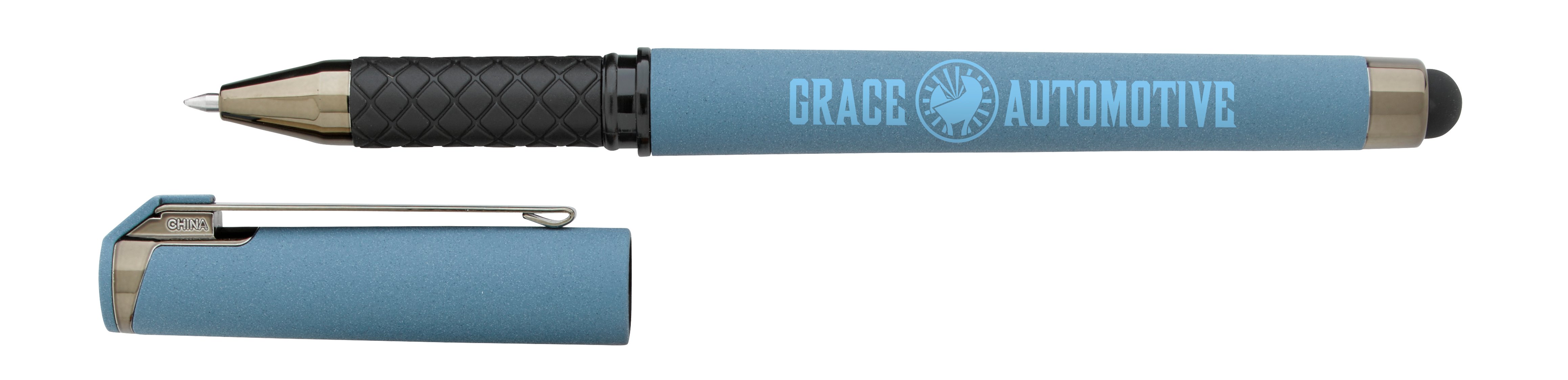 Good Value™ Cali Stylus Gunmetal Suede RABS Pen 150