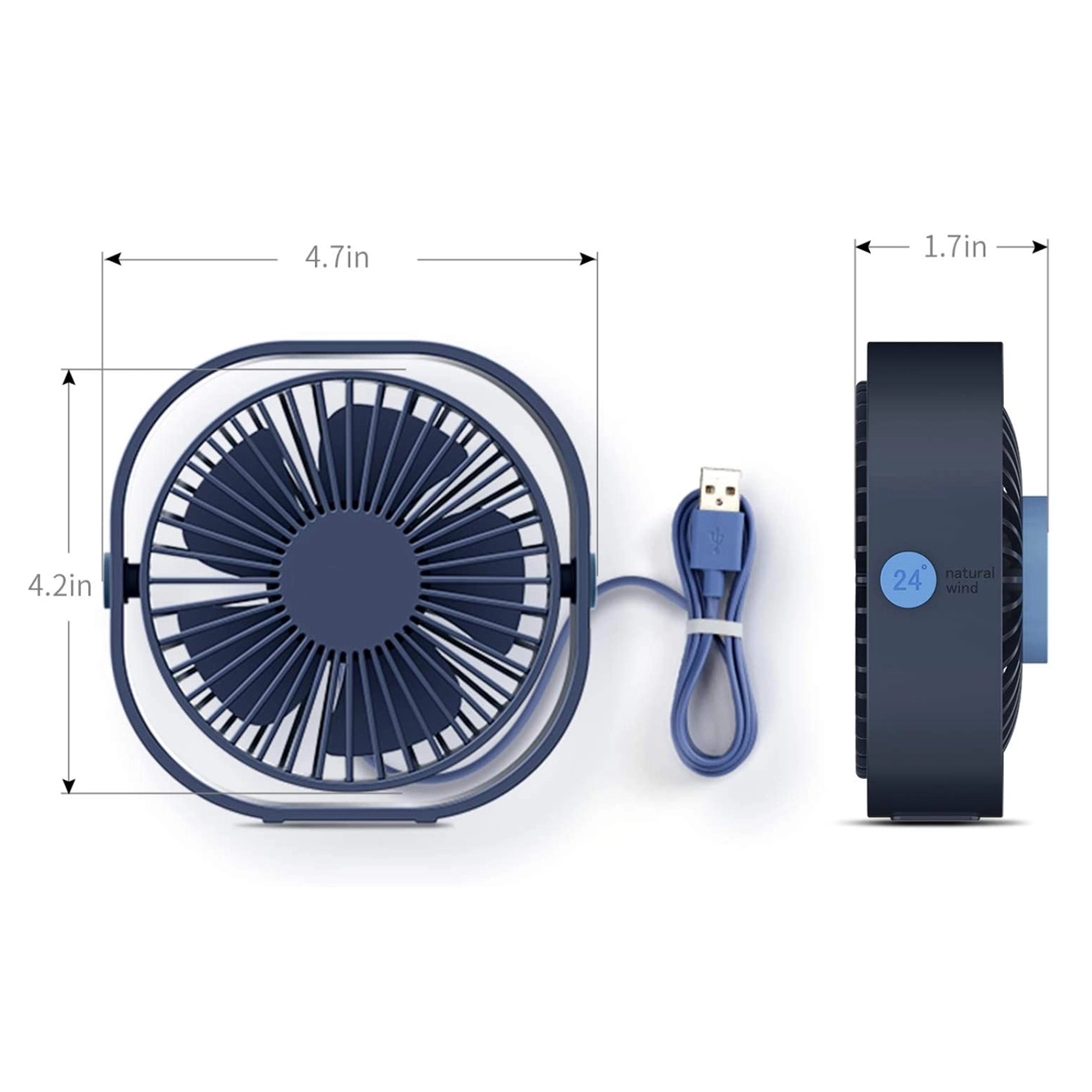 Small Usb Desk Fan 3