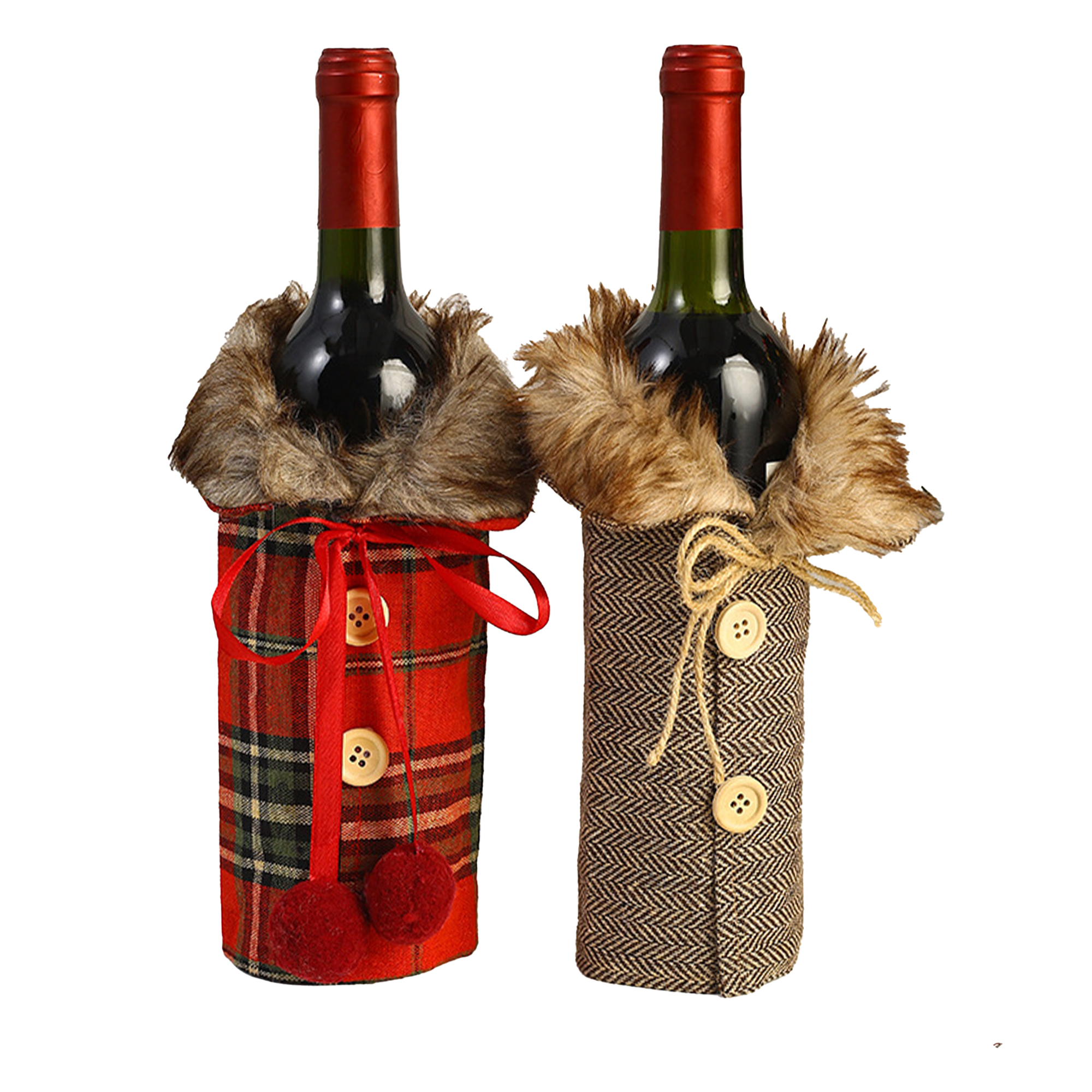 Christmas Decorative Wine Bottle Cover 3