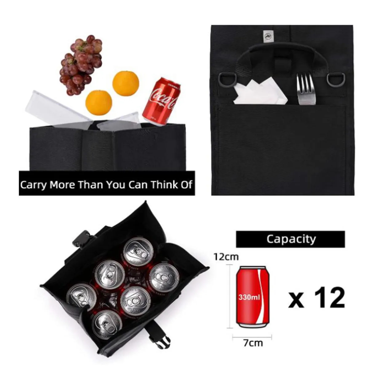 Portable Insulated Folding Lunch Bag Lightweight  Box 2