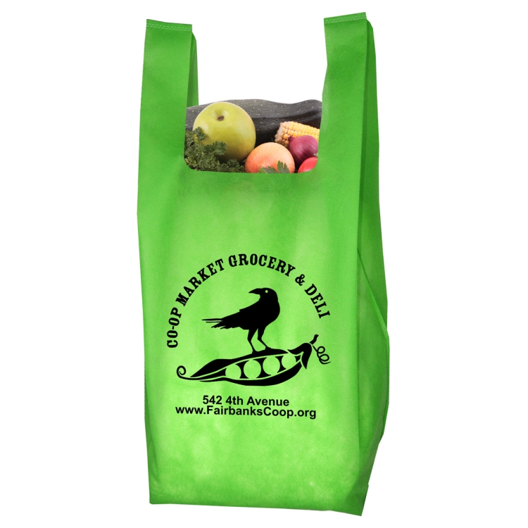 12" W x 22-1/2" H - Everyday Grocery Shopping Tote Bag 1