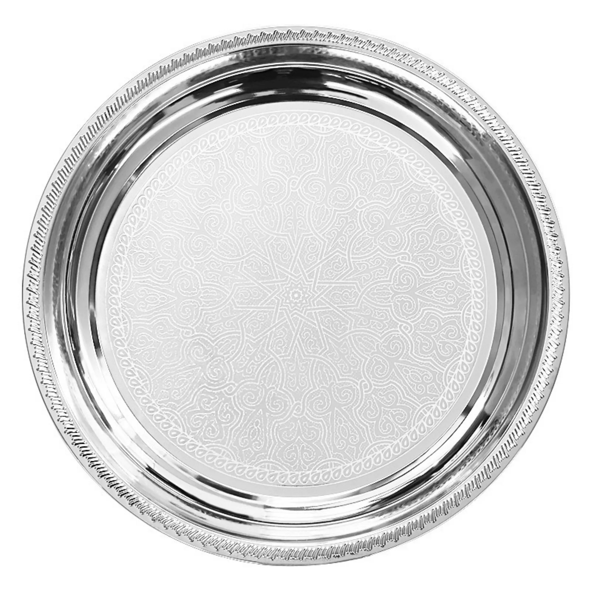 Round Stainless Steel Fruit Plate 2