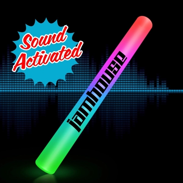 Sound Activated Light Up Multicolor LED Cheer Stick 1