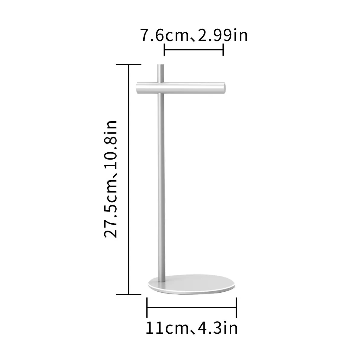 Aluminum Headphone Stand With Weighted Base 6
