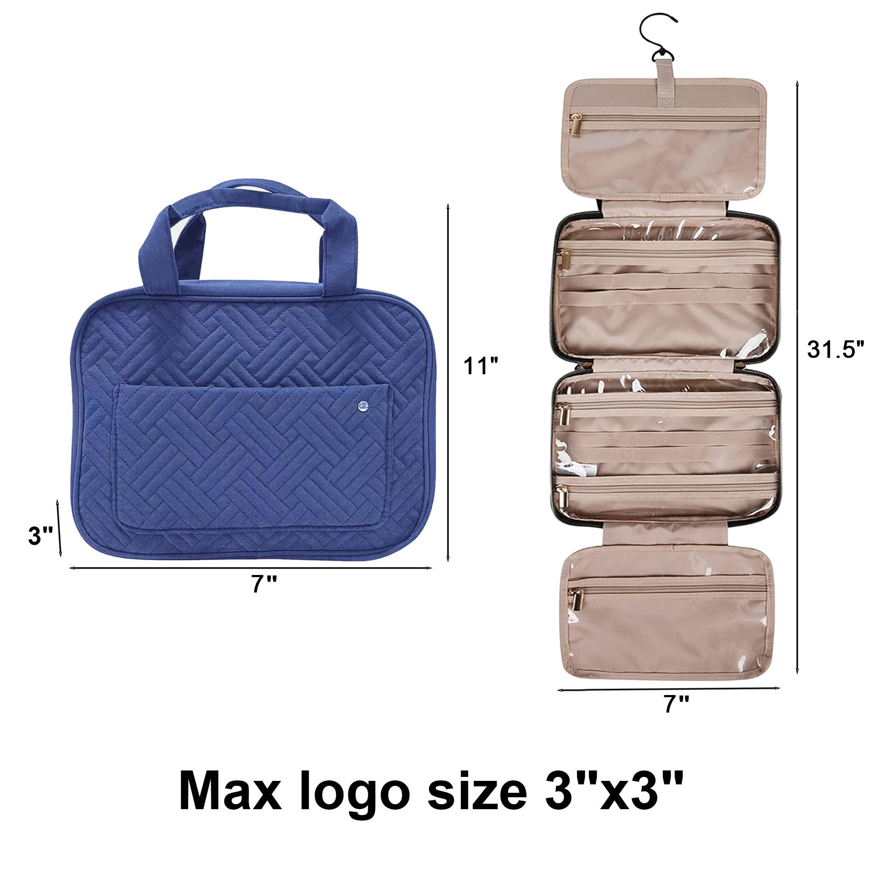 High Capacity Foldable Toiletry Bag 2