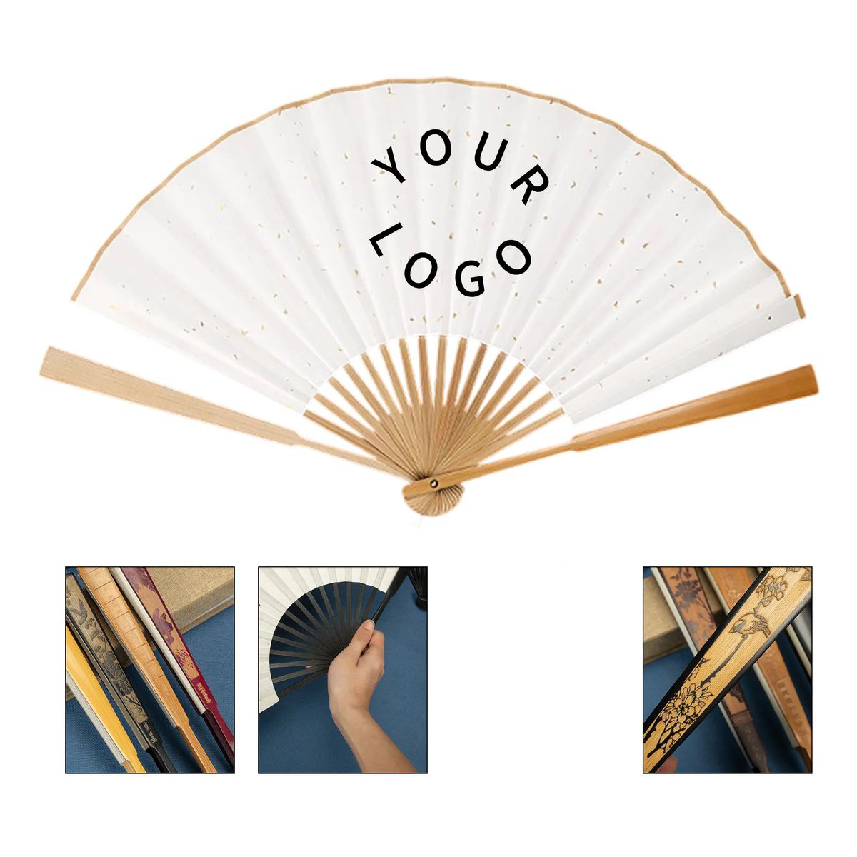 Portable Paper Hand Fan with Classic Design 2
