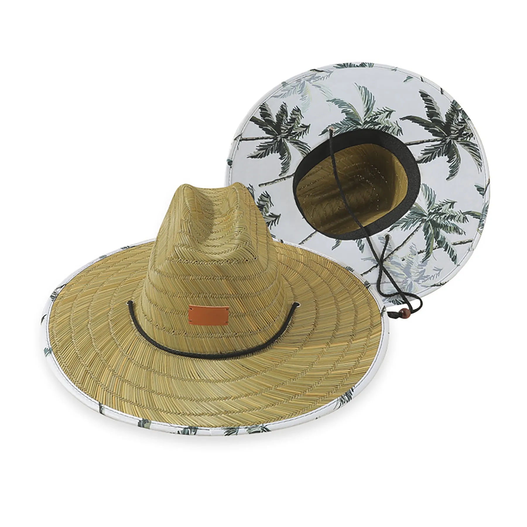 Straw Outdoor Sunshade Big Eaves Hat 8