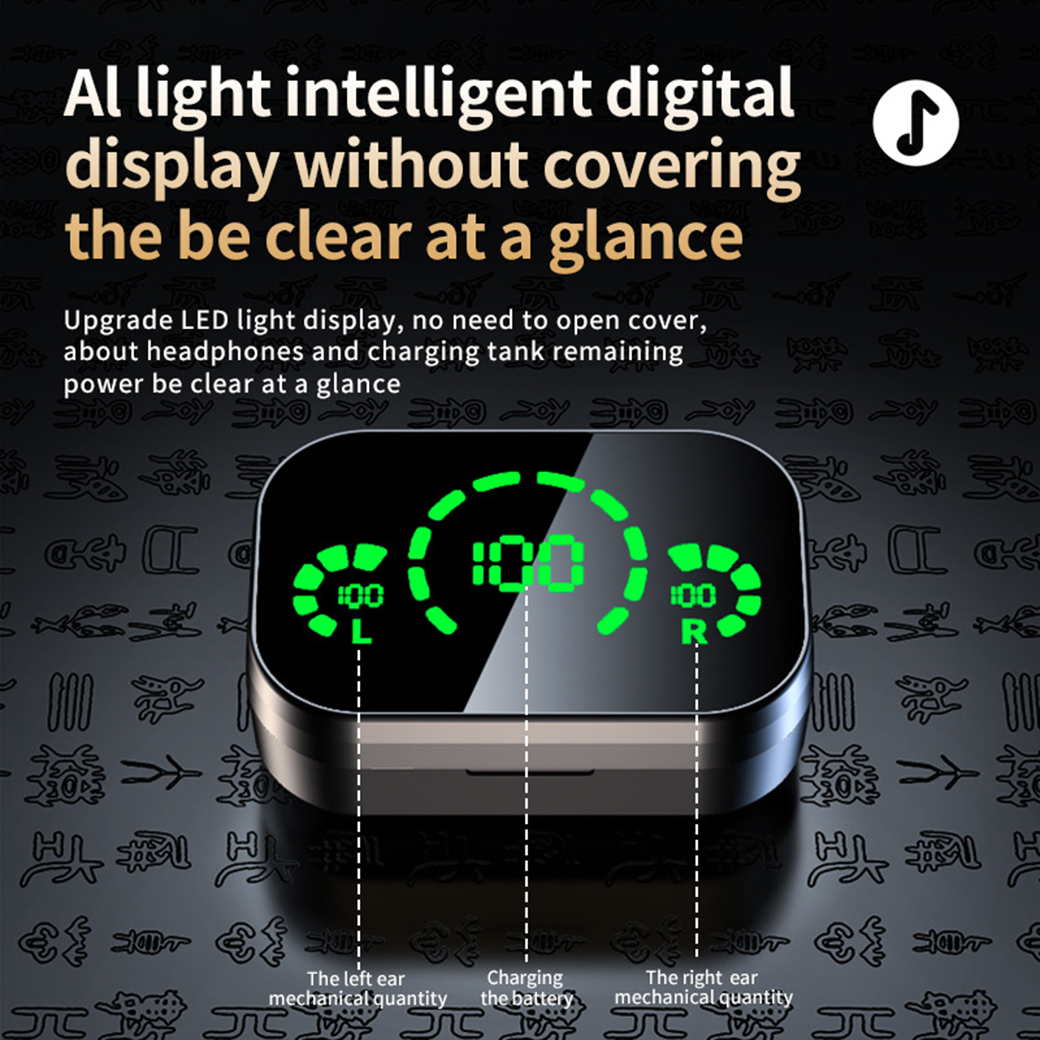 Triple-Display Smart Wireless Earbuds 6