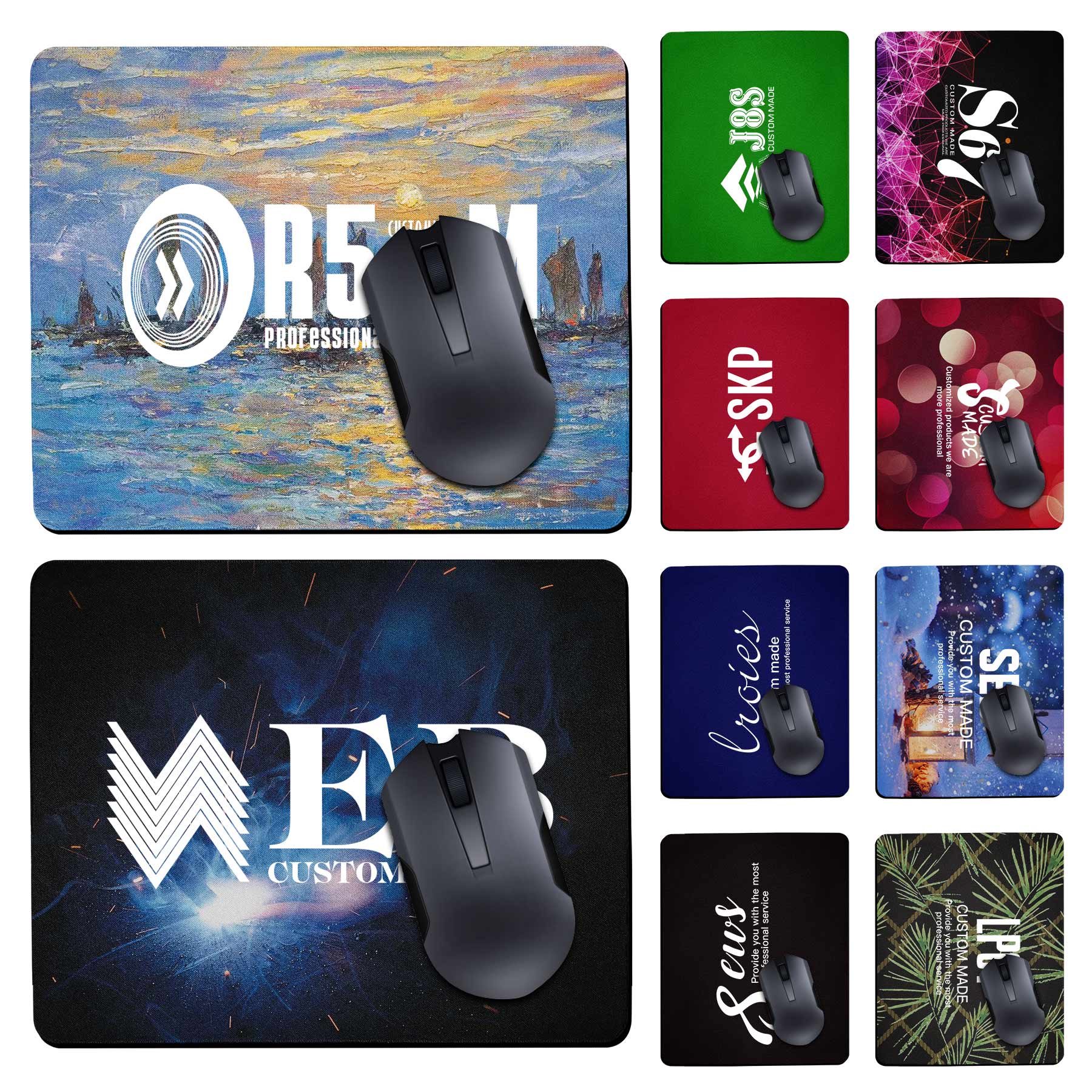 Custom Full Color Square Mouse Pad 1