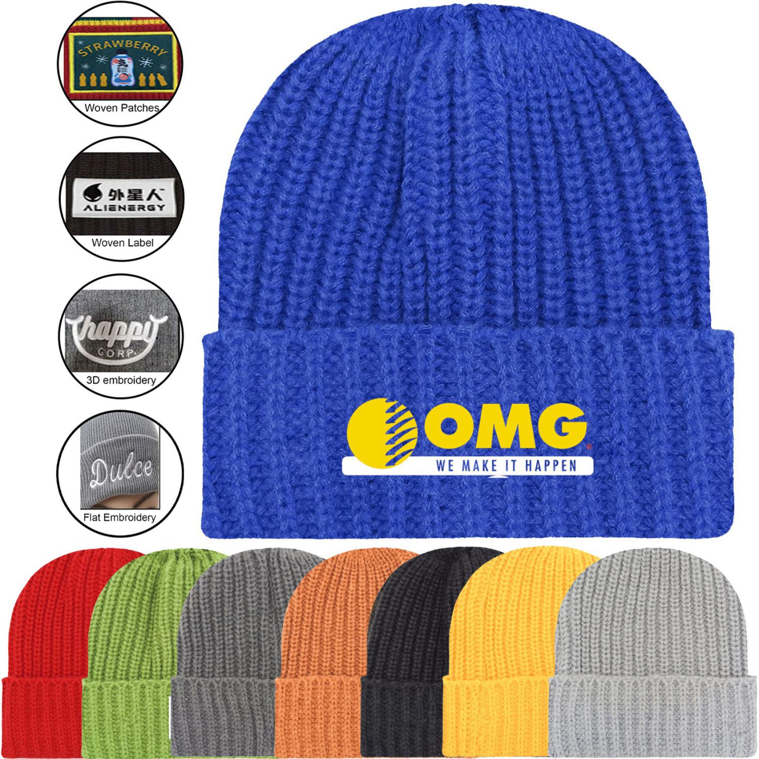 Premium Knitted Cuffed Winter Beanie 5