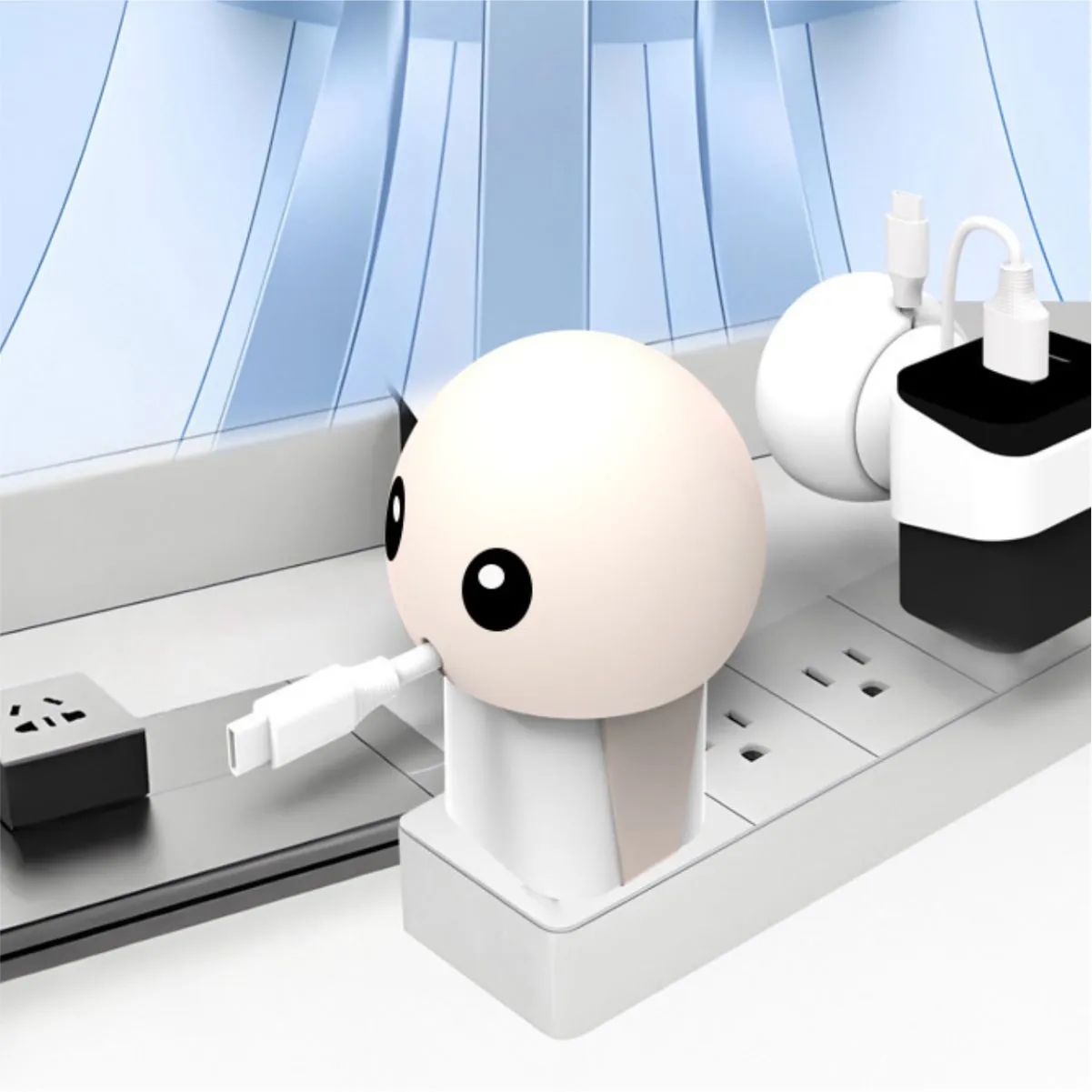 Silicone Cable Winder With Plug Protector 7