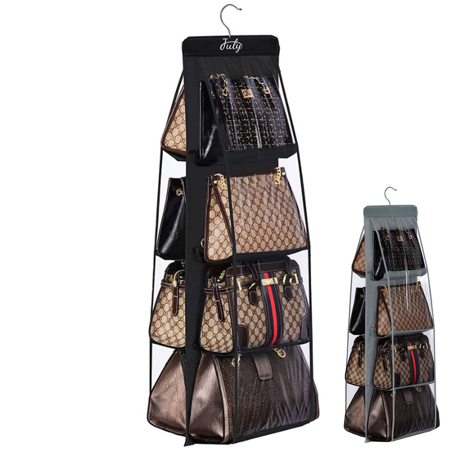 8-Mouth PVC Double-Sided Hanging Storage Organizer 2