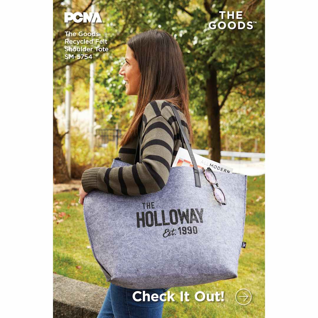 THE GOODS™ Recycled Felt Shoulder Tote 47