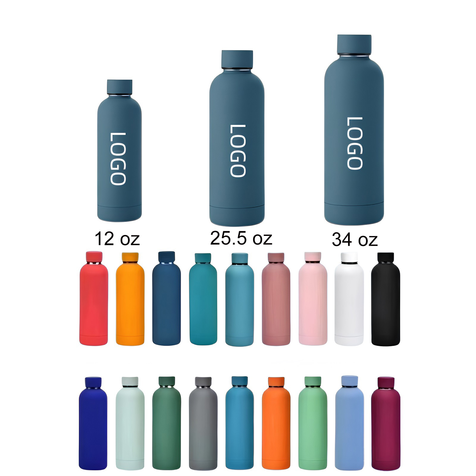 34 oz Stainless Steel Sport Water Bottle 1