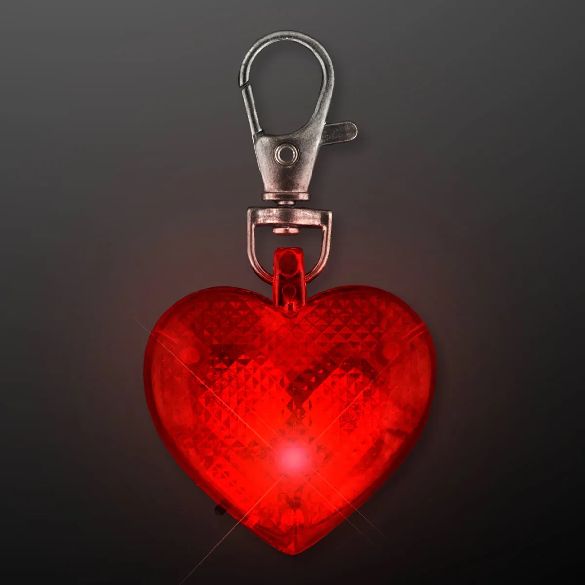 Blinking Heart Dog Light and Keychain 4