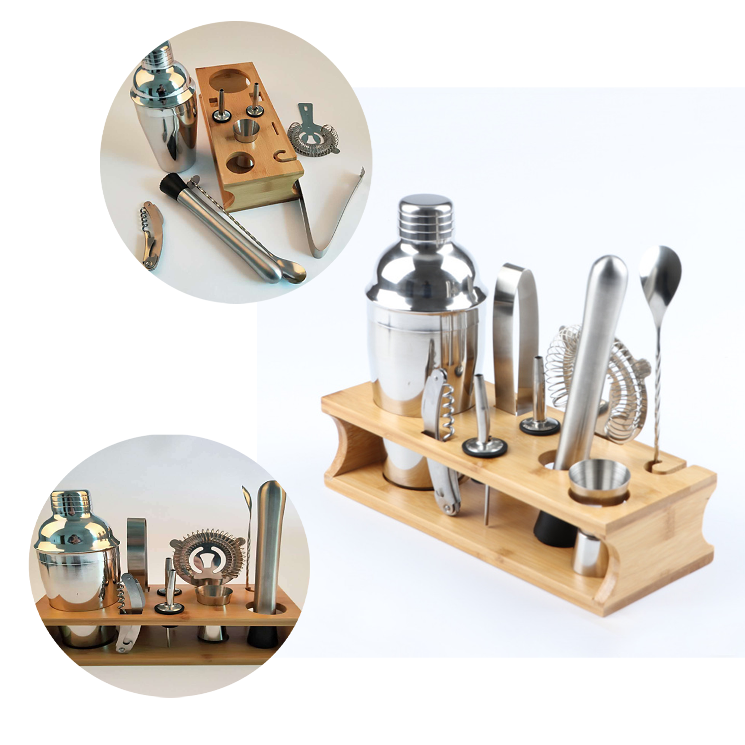 Stainless Steel Cocktail 10-Piece Set 3