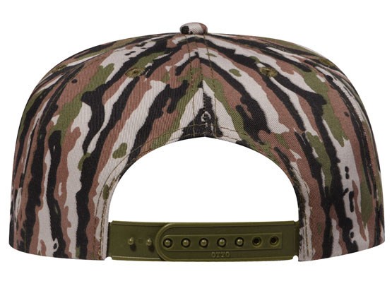 OTTO CAP® Camouflage 5 Panel Mid Profile Baseball Cap 34