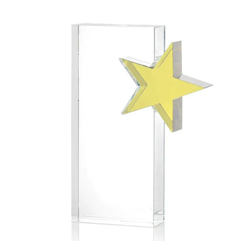Optical Crystal Star Rectangle Award 2