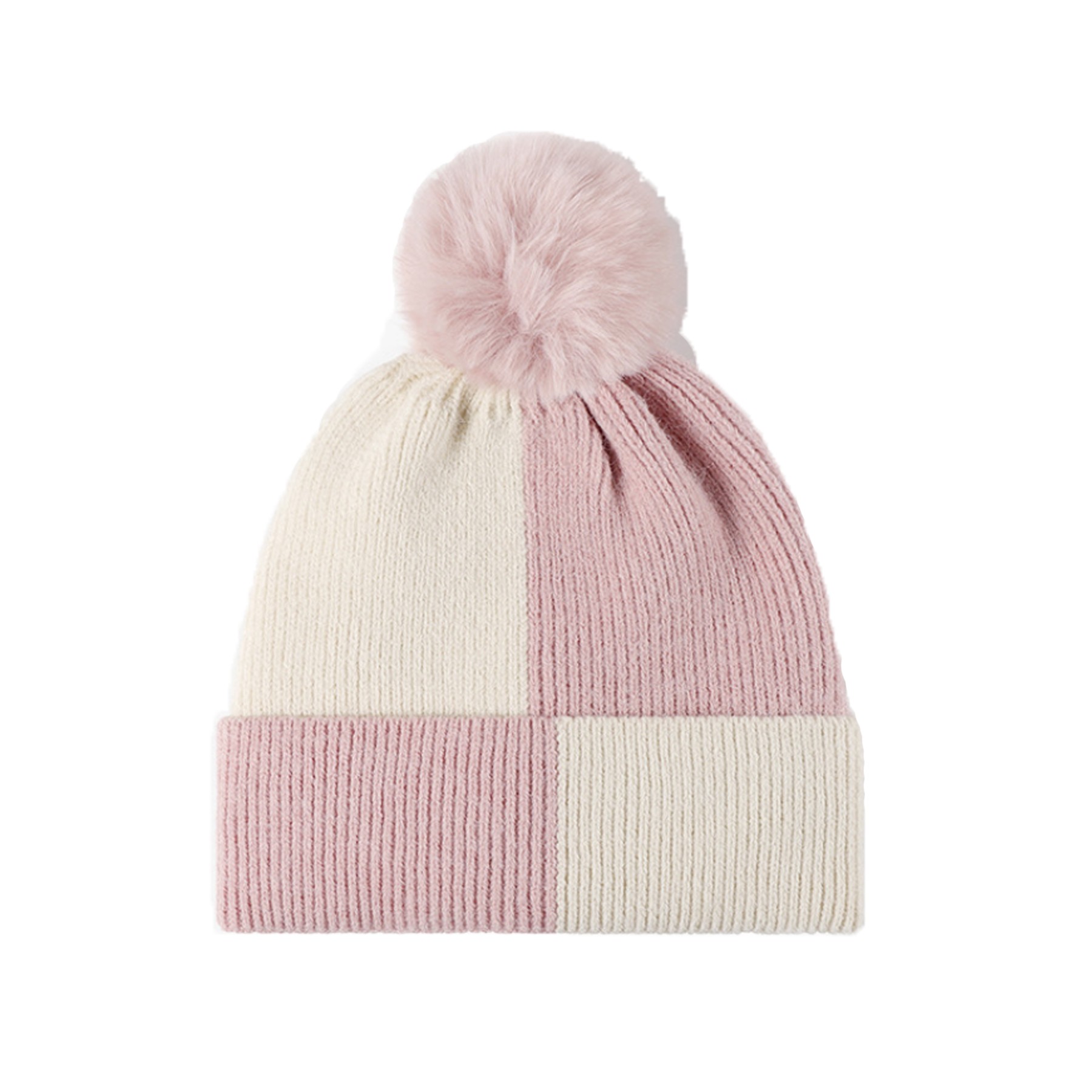 Lady's Knitted Beanie Hat 1