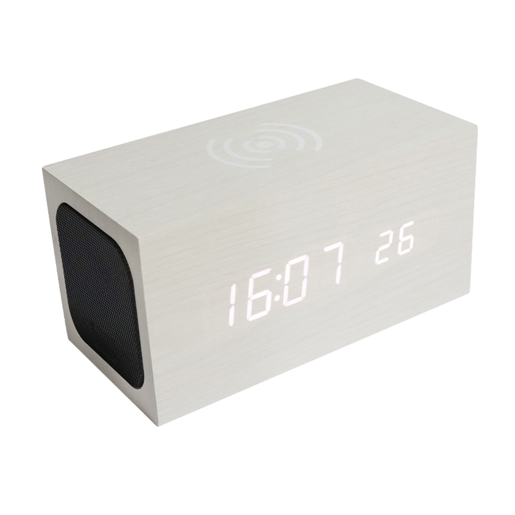 Multifunction Wood Alarm Clock 4