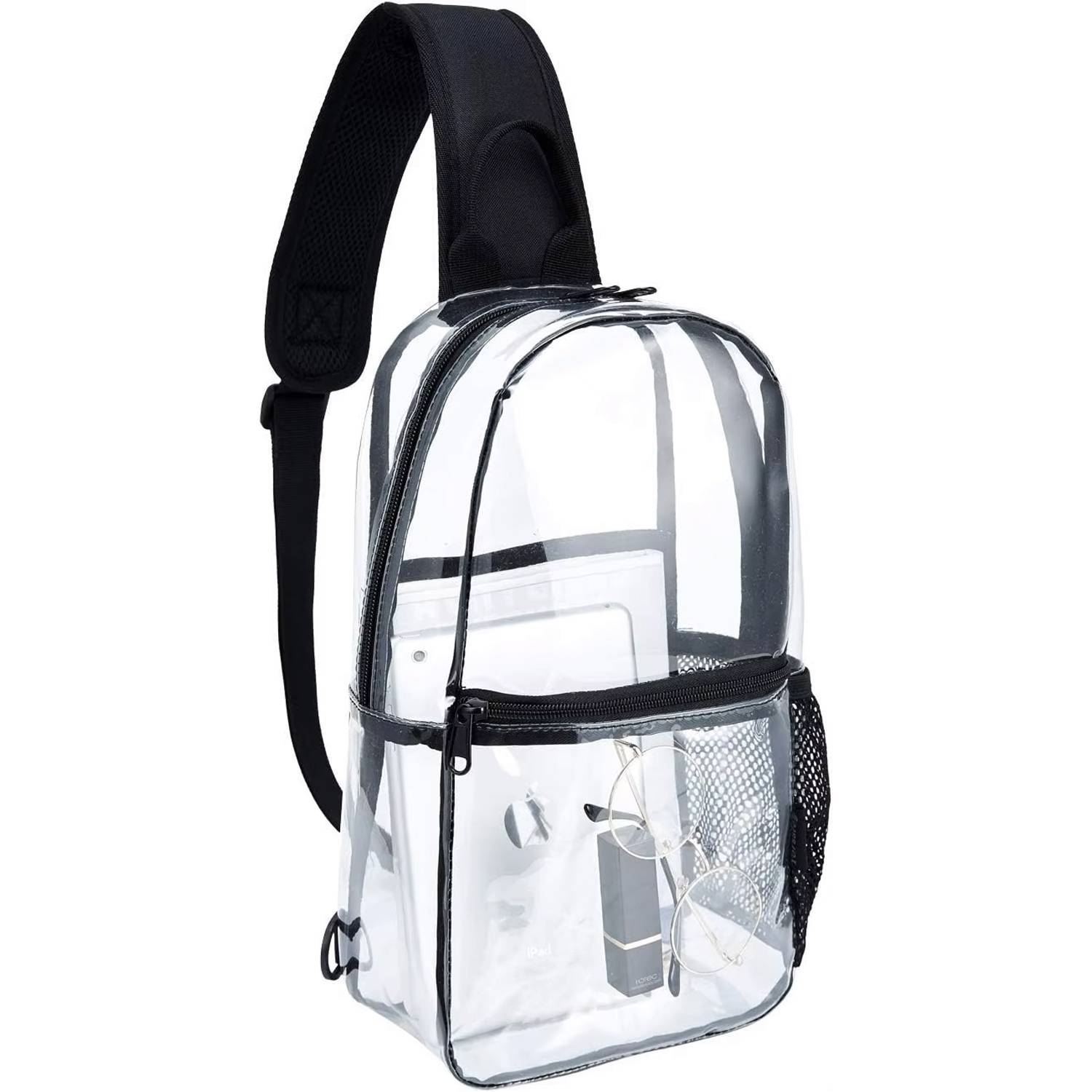 Waterproof Clear PVC Single Shoulder Backpack 5