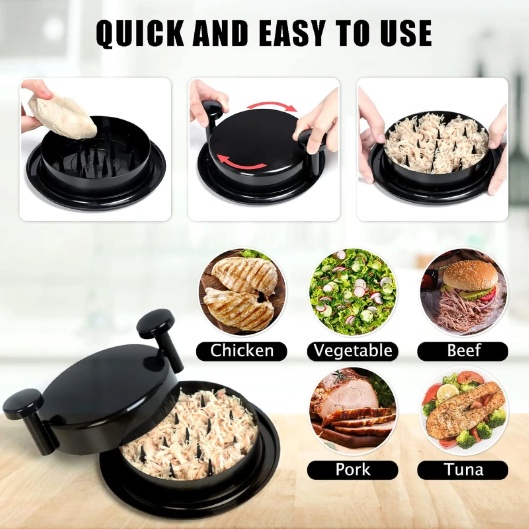 Efficient Rotating Multi-Function Meat Grinder Free Shipping 2