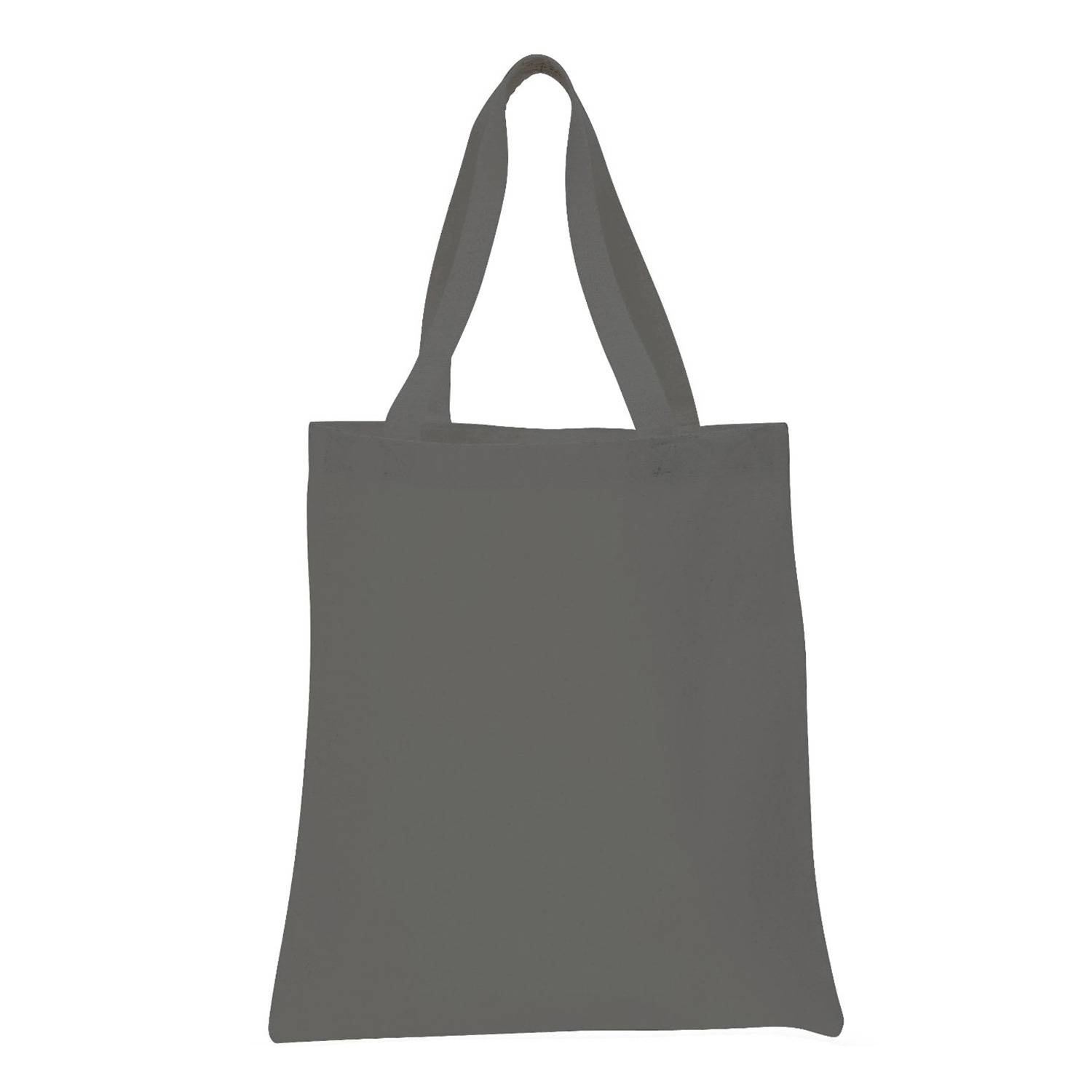 12 oz. Cotton Canvas Tote Bag with Web Handles 17