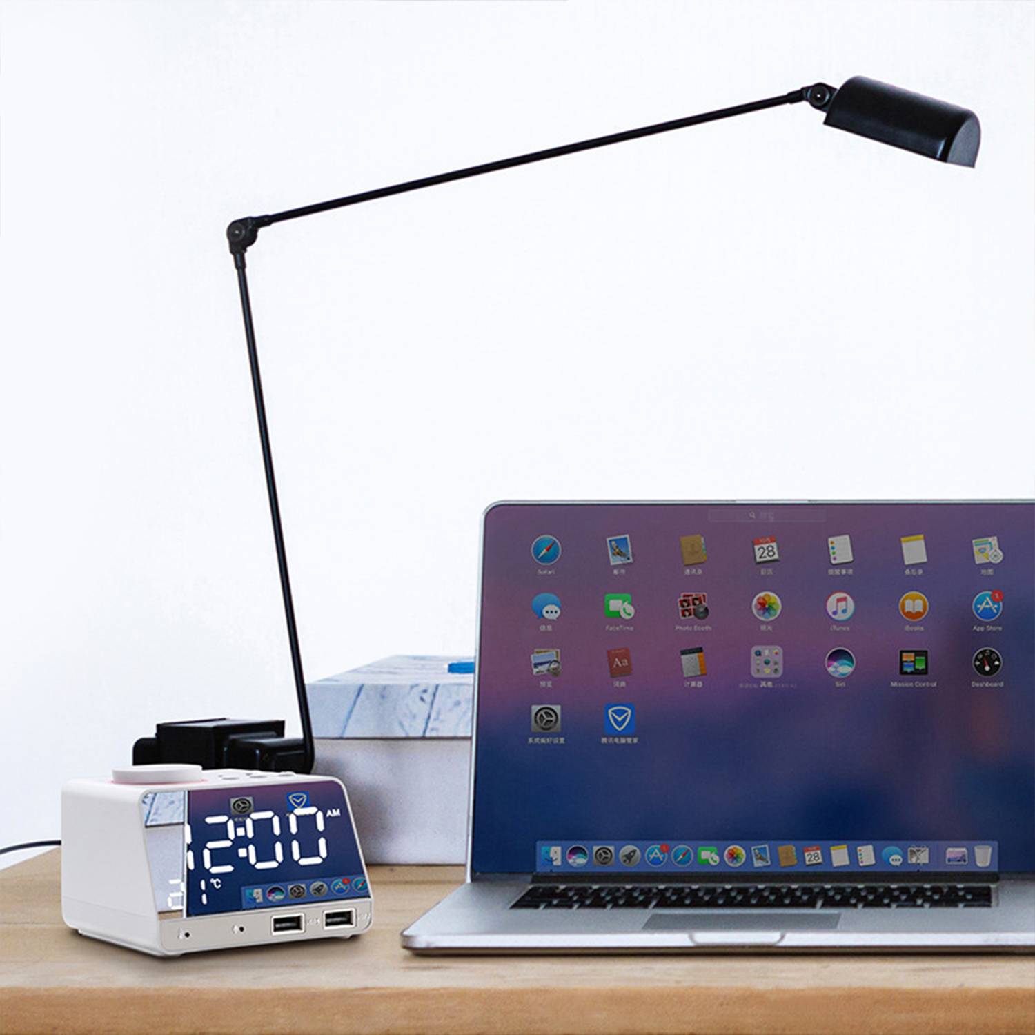 Led Mirror Smart Radio Small Speaker 4