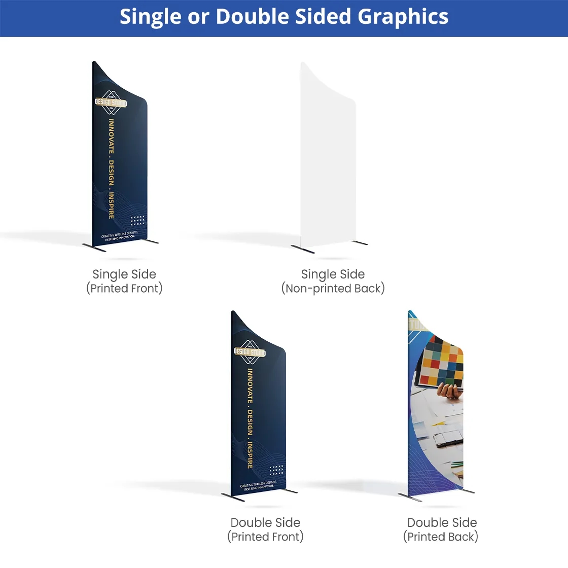 20ft Magnetic Modular Fabric Displays - U Shape 10