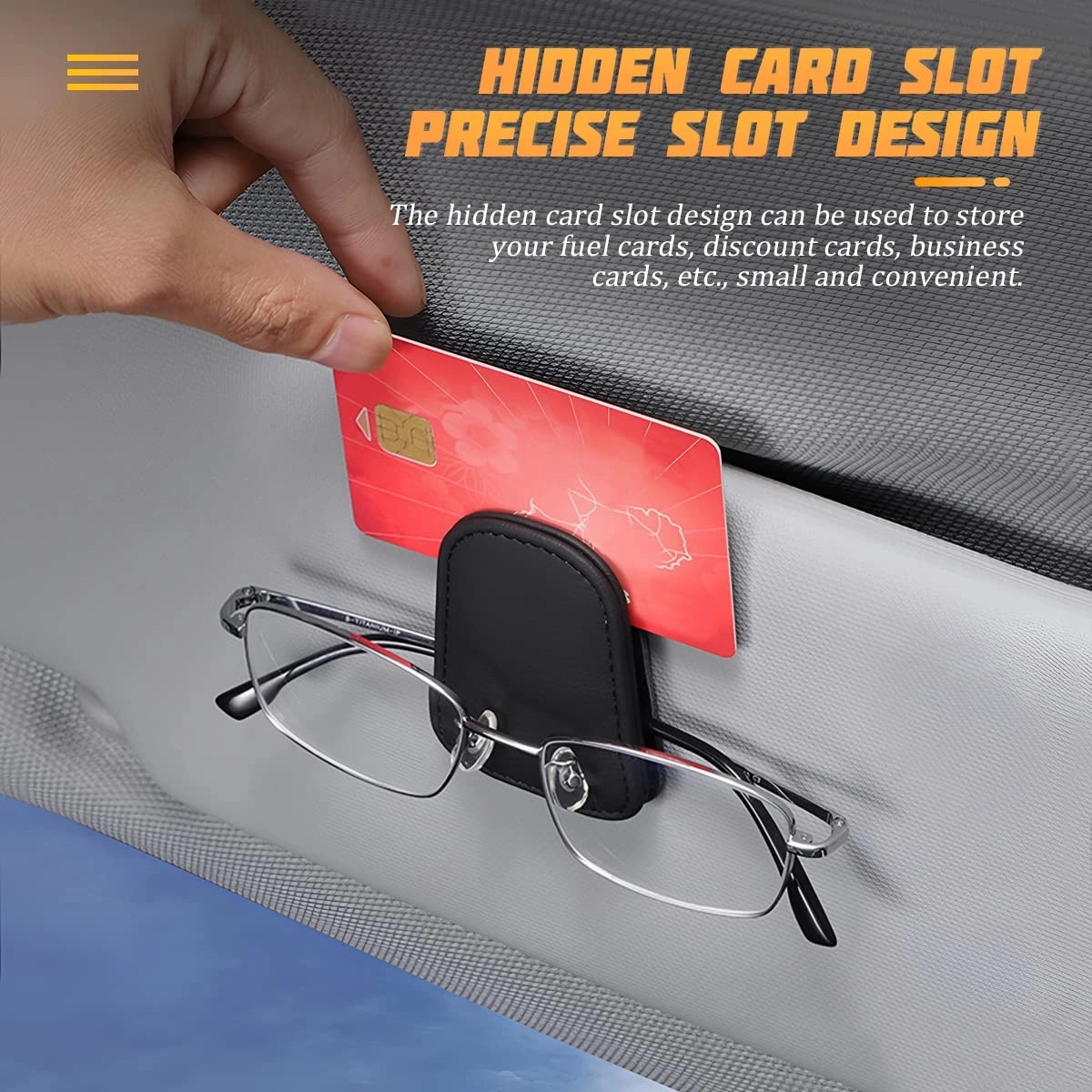 Sunglasses Holders for Car Sun Visor 2