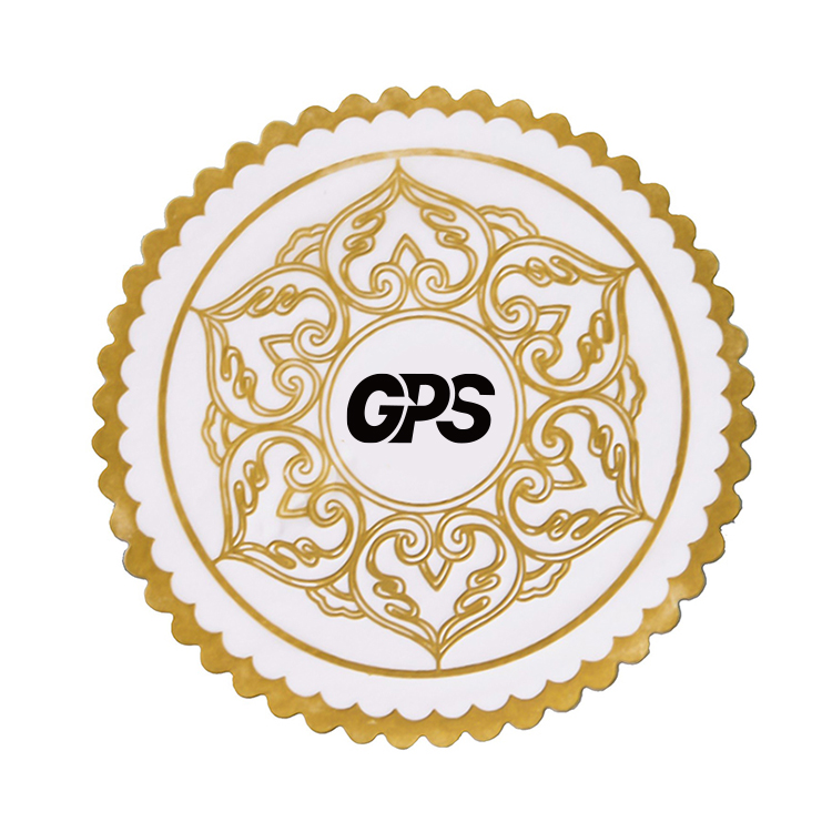 3.5" Round Absorbent Paper Coaster 2